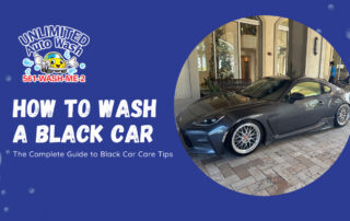 How to Wash a Black Car