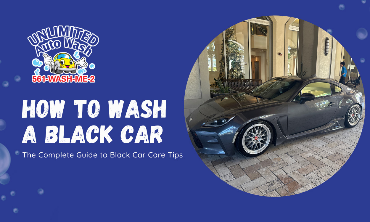 How to Wash a Black Car