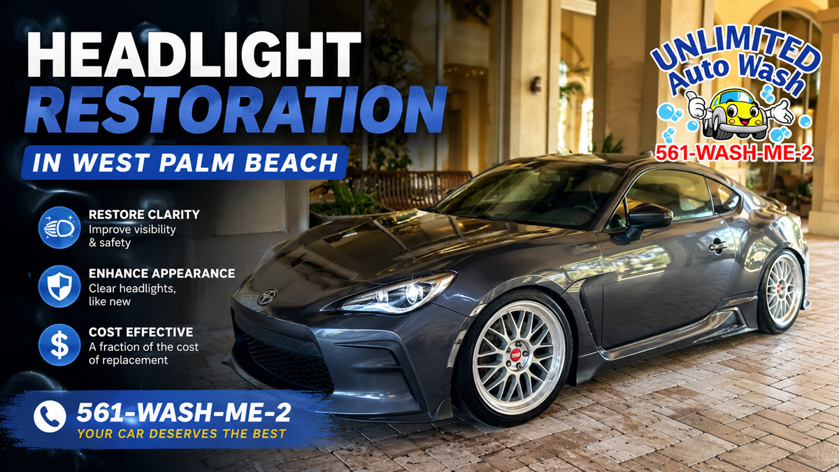 Headlight Restoration in West Palm Beach