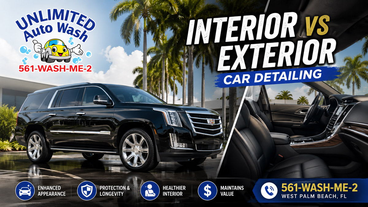 Mobile Detailing vs Visiting a Detail Shop in West Palm Beach