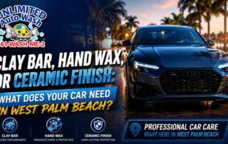 Clay Bar, Hand Wax, or Ceramic Finish